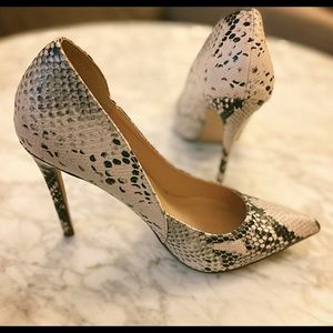 Snake skin print heels - Steve Madden